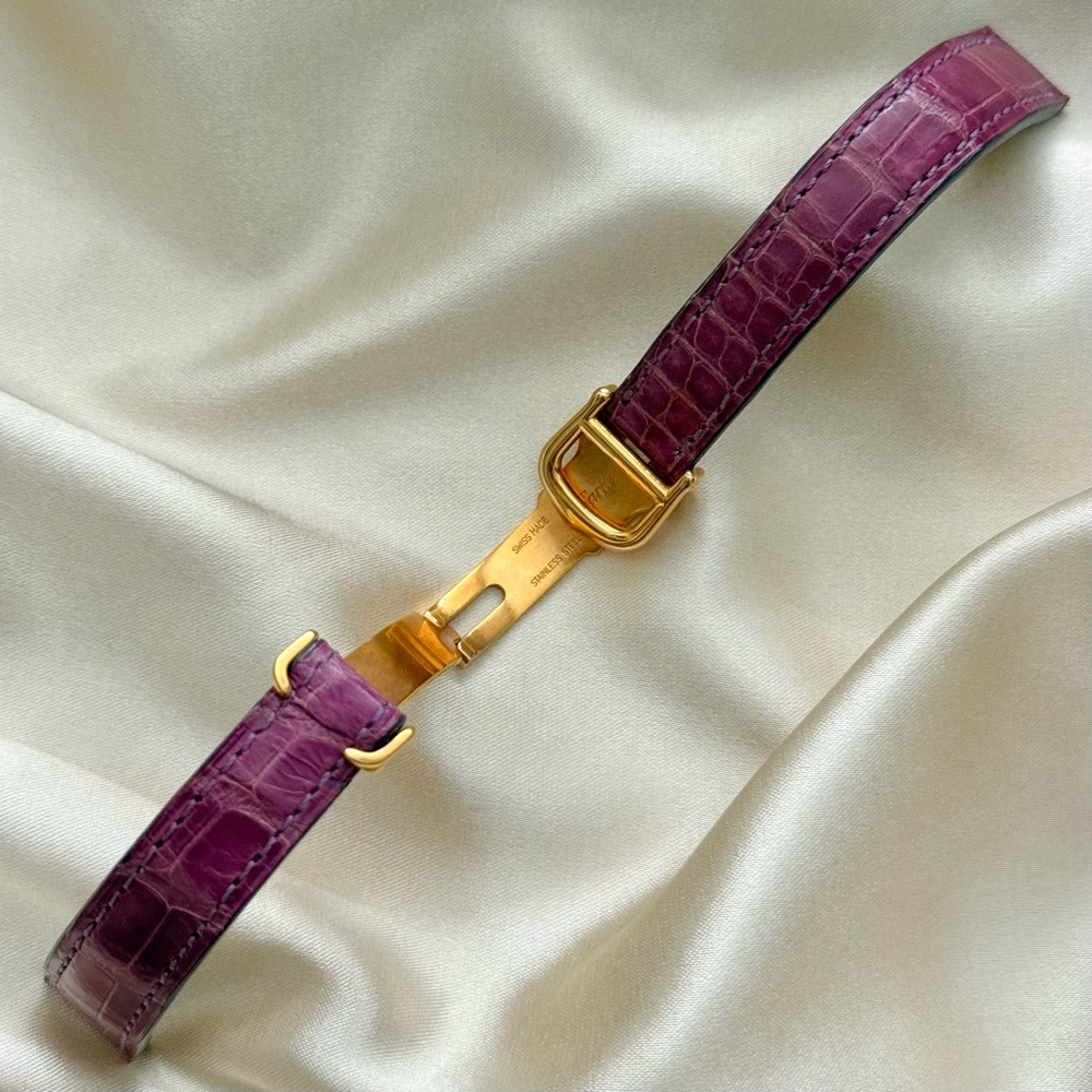 AUTHENTIC RARE VINTAGE CARTIER TRINITY WATCH - WITH BOX & EXTRA LEATHER STRAPS - Picture 12 of 15